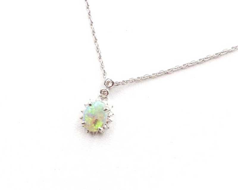 ジュエリー買取 オパール ダイヤモンド ネックレス
