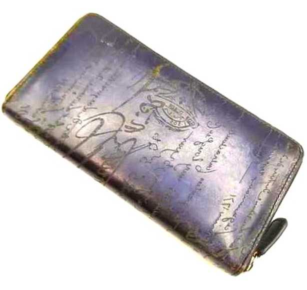 ベルルッティ買取　ラウンドファスナー長財布　カリグラフィ