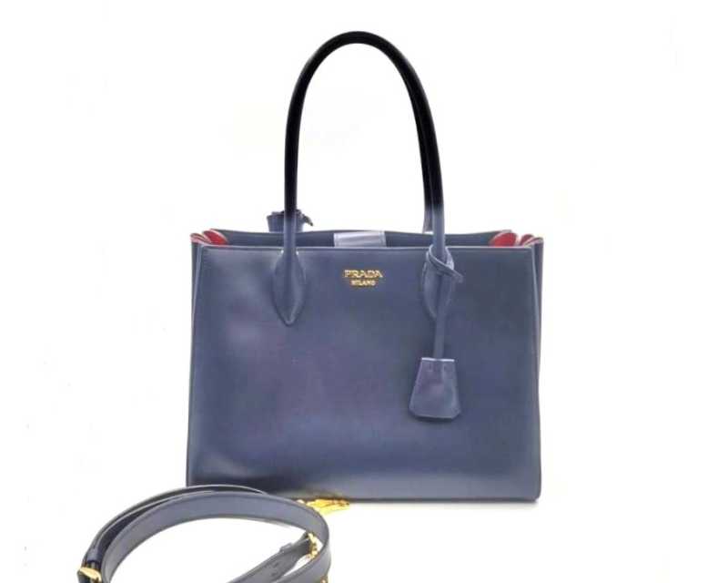 プラダ買取 ビブリオテーク 2WAY トートバッグ 