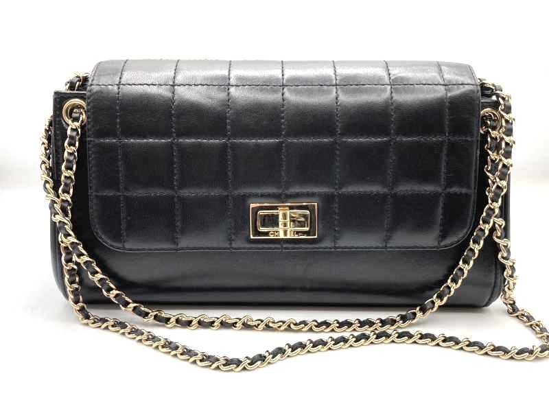 シャネル買取 2.55 チョコバー チェーンショルダーバッグ 7番台