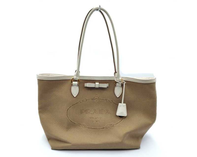 プラダ買取 ジャガード トート