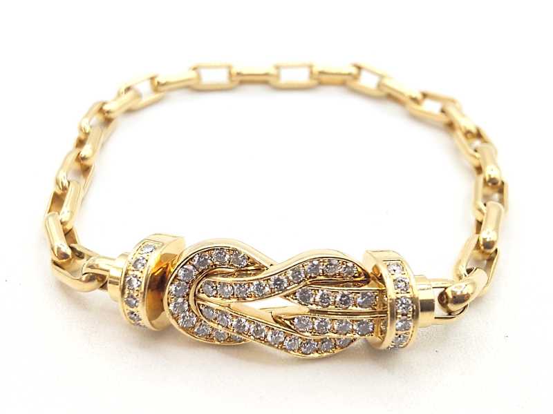 フレッド買取 シャンスアンフィニ パヴェダイヤブレスレットLM 