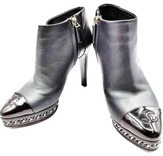 シャネル買取　ショートブーツ　ココマーク　G30008