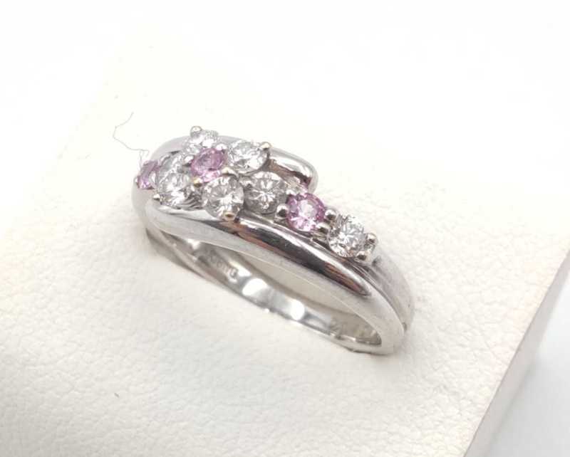 K18WGリング　買取　ダイヤモンド