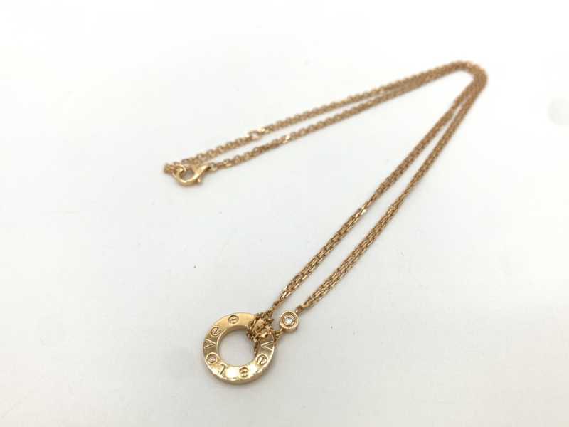 カルティエ買取 ラブサークルネックレス B7224509