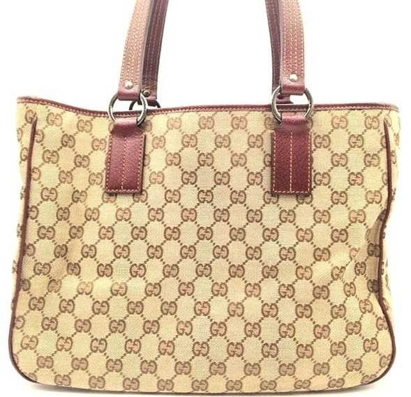 グッチ買取　トートバッグ　GGキャンバス　113017