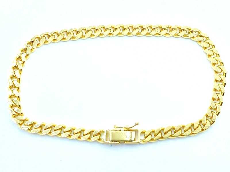 金買取 K18 イエローゴルド 喜平ブレスレット 20.2g