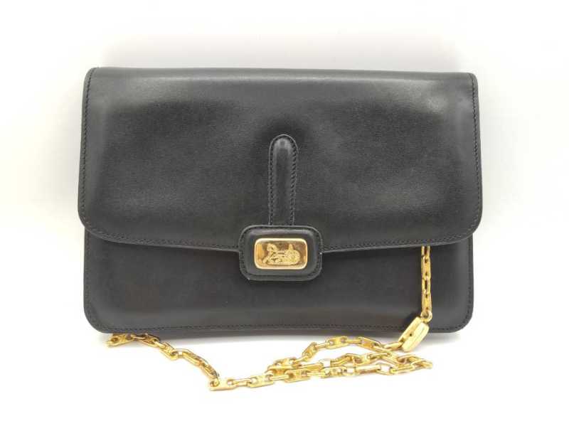 セリーヌ　買取　馬車金具 ショルダーバッグ