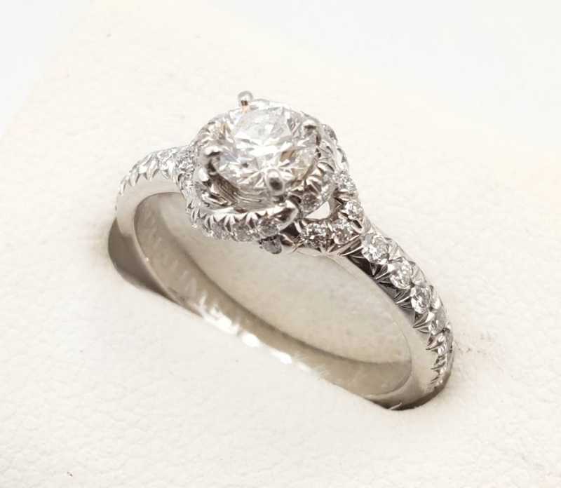 ショーメ　買取　PT950　リアン ダイヤ リング　