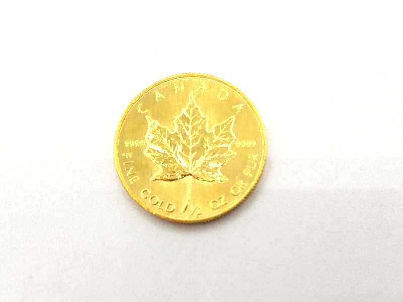 金　買取　メイプルリーフ金貨　1/4OZ