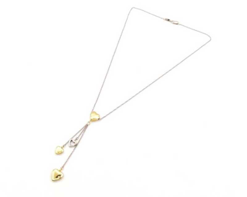 ティファニー買取 マルチハート ドロップネックレス