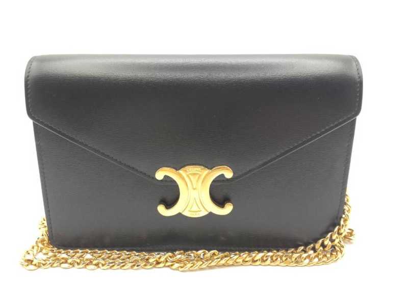 セリーヌ　買取　トリオンフ マーゴチェーンショルダー