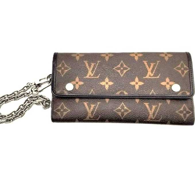 ルイヴィトン買取　ポルトフォイユロン　モノグラムマカサー　M60168