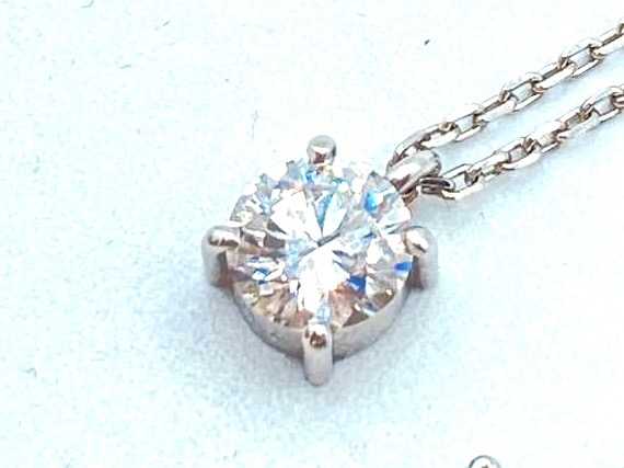ダイヤモンド買取 プラチナ台 ラウンドブリリアントカットダイヤモンド 1.07ct ネックレス