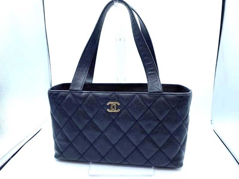 シャネル買取 マトラッセ トートバッグ キャビアスキン 7番台