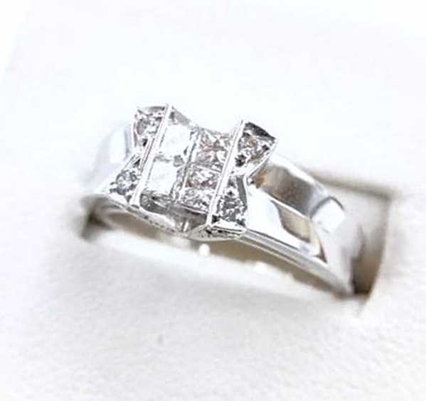 宝石買取　プラチナダイヤモンドリング