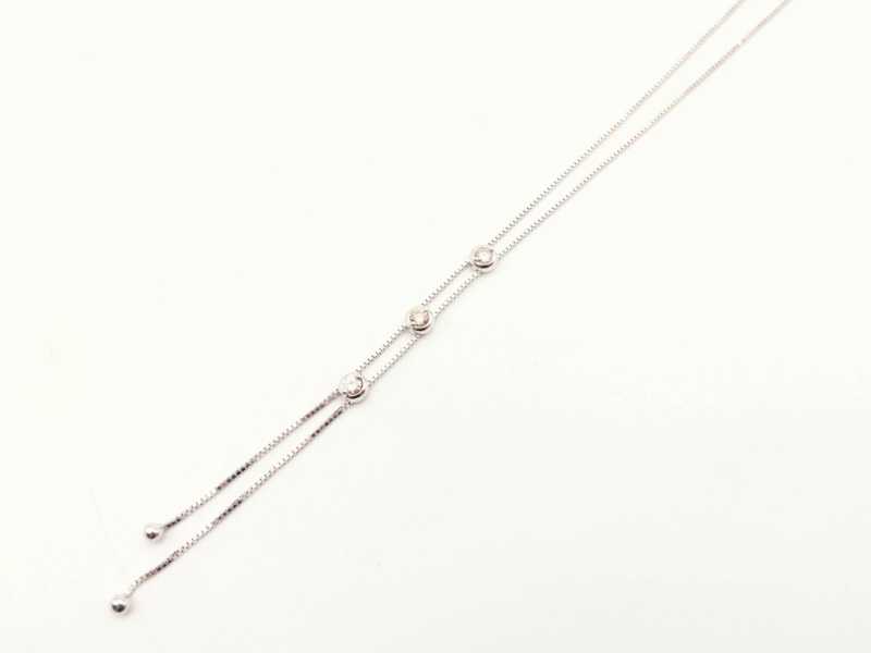 Ｋ18WGネックレス　買取　ダイヤモンド