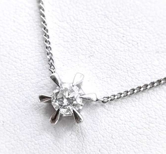 宝石買取　プラチナダイヤモンドネックレス