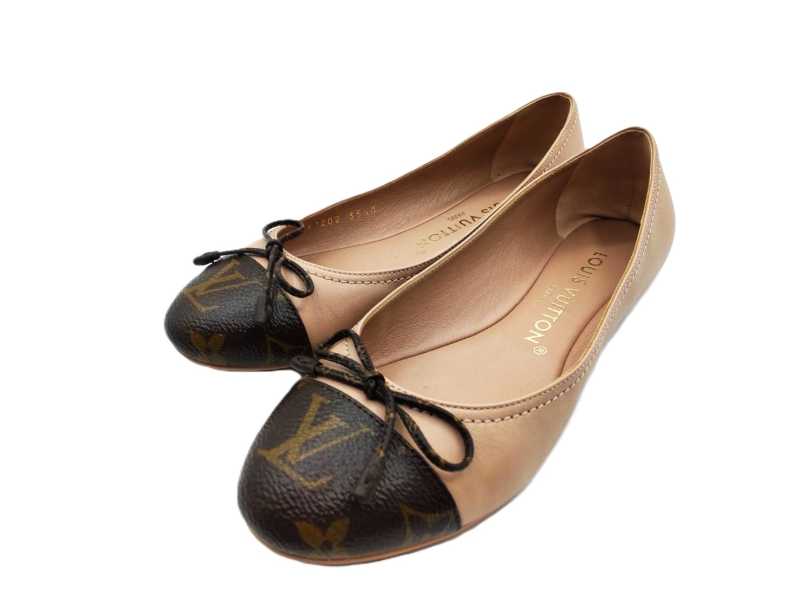 ルイヴィトン買取 ポピ ライン バレリーナ フラットシューズ LV0381