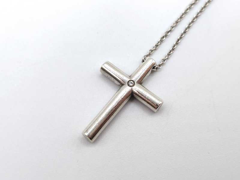 ティファニー　買取　クロスネックレス