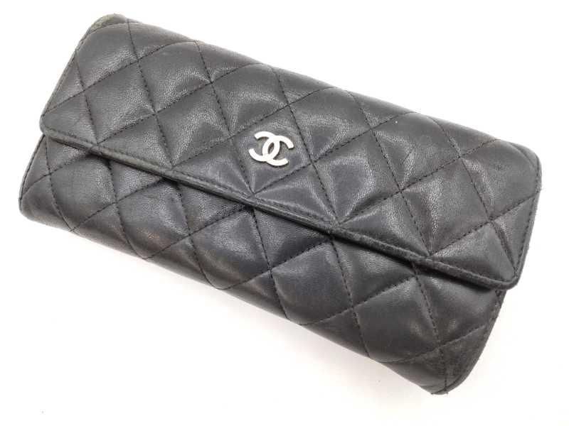 シャネル買取 マトラッセ 長財布