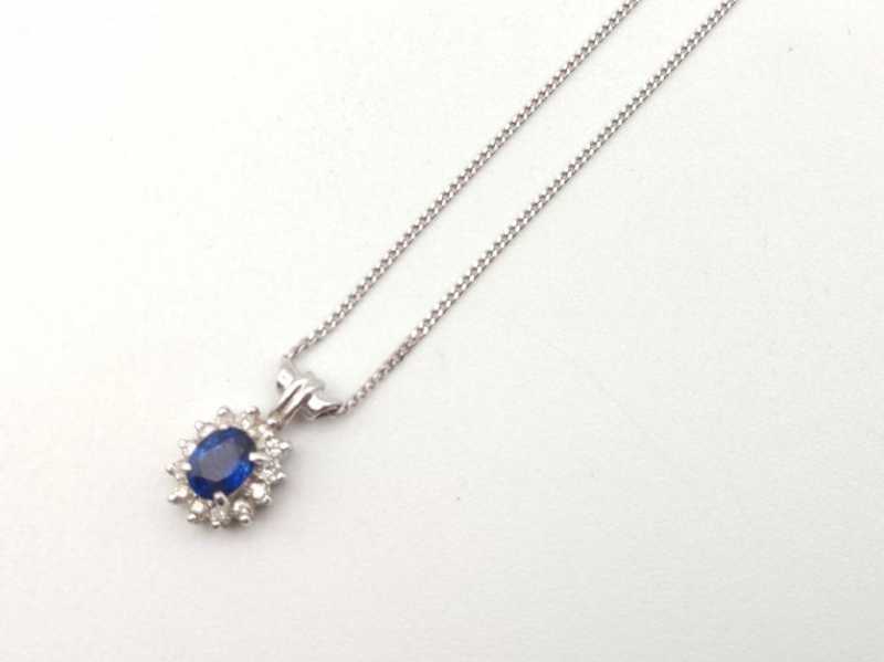 PT900ネックレス　買取　サファイア