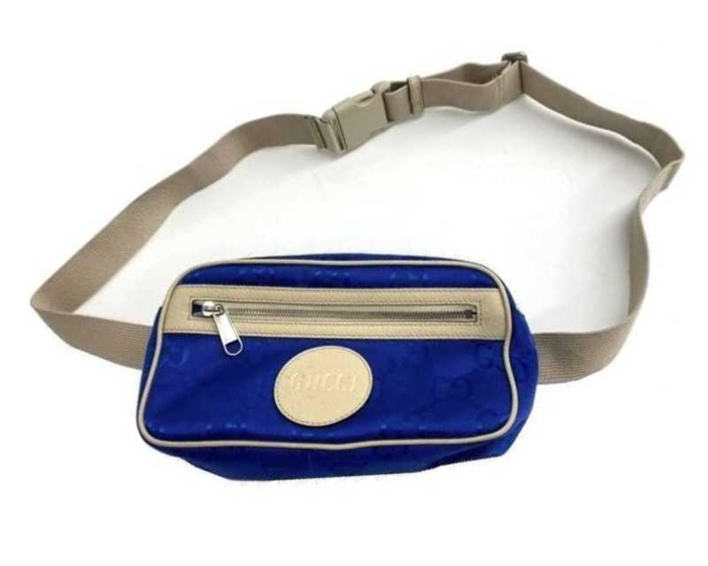 グッチ買取 オフザグリッド ウエストポーチ 