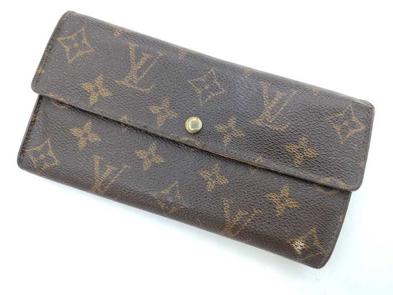 ルイヴィトン買取 ポシェットポルトモネクレディ モノグラム 