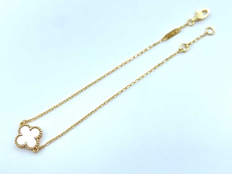 ヴァンクリーフ買取 750YG スウィート アルハンブラ ブレスレット シェル