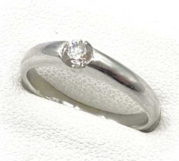 宝石買取　プラチナダイヤモンドリング