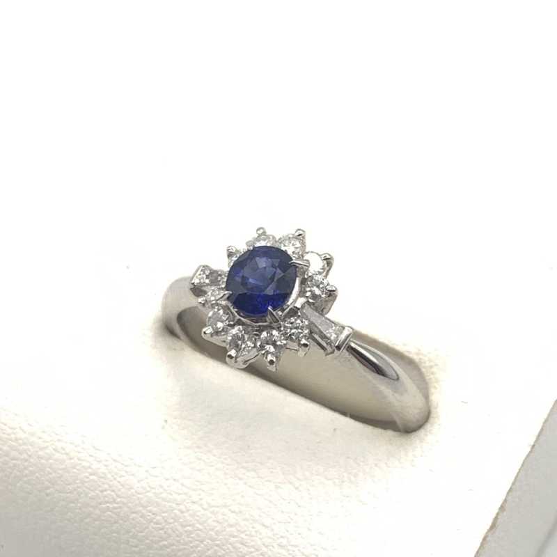 宝石買取 リング プラチナ サファイア ダイヤモンド