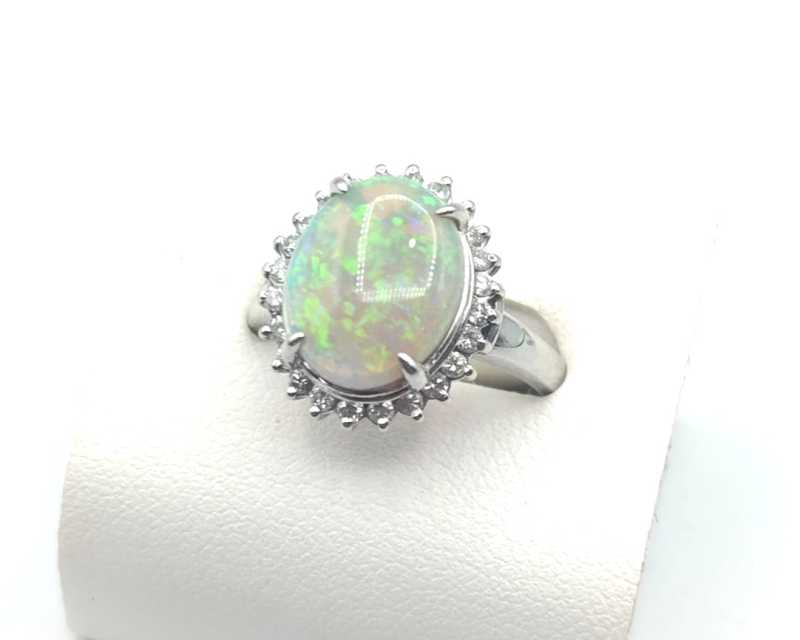 ジュエリー買取 オパール ダイヤモンドリング