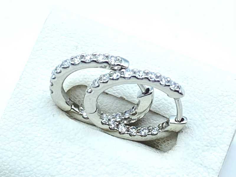 スタージュエリー買取 プラチナ台 ダイヤモンド フープピアス