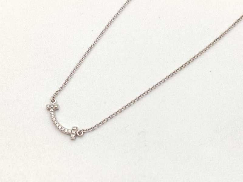 ティファニー　買取　Tスマイルネックレス