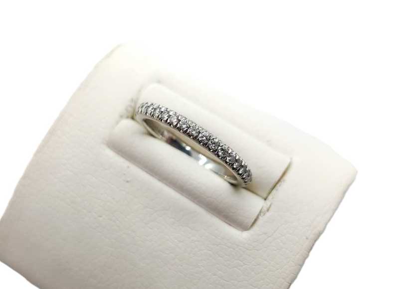 ティファニー買取 Pt950 ダイヤモンド ハーフエタニティ リング