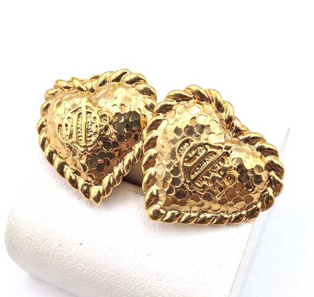 クリスチャンディオール買取　ハートロゴイヤリング　GP