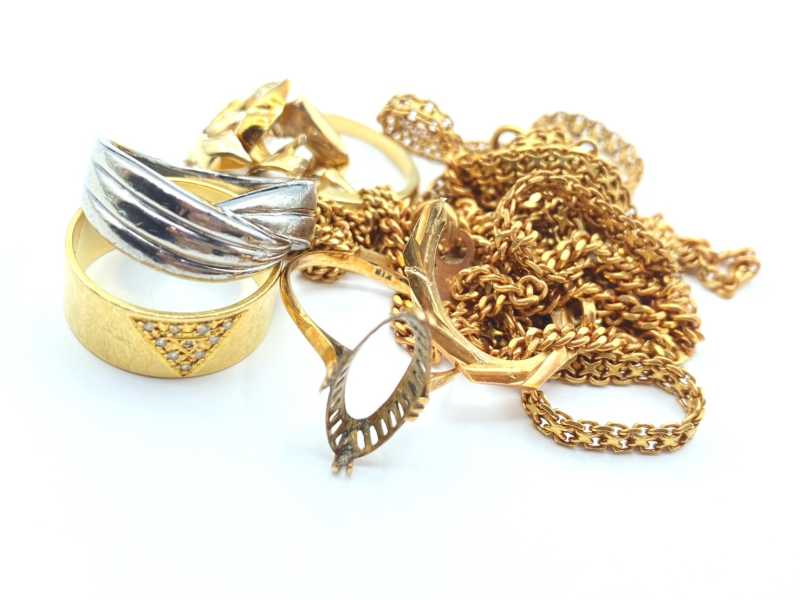 金買取 K18 アクセサリー おまとめ 41.6g