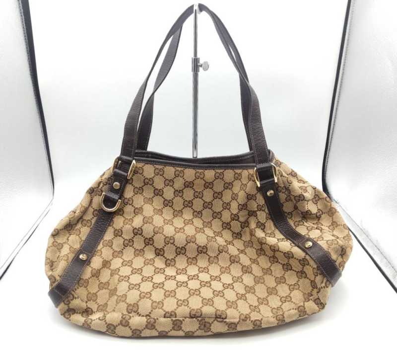 グッチ　買取　GGキャンバス ハンドバッグ