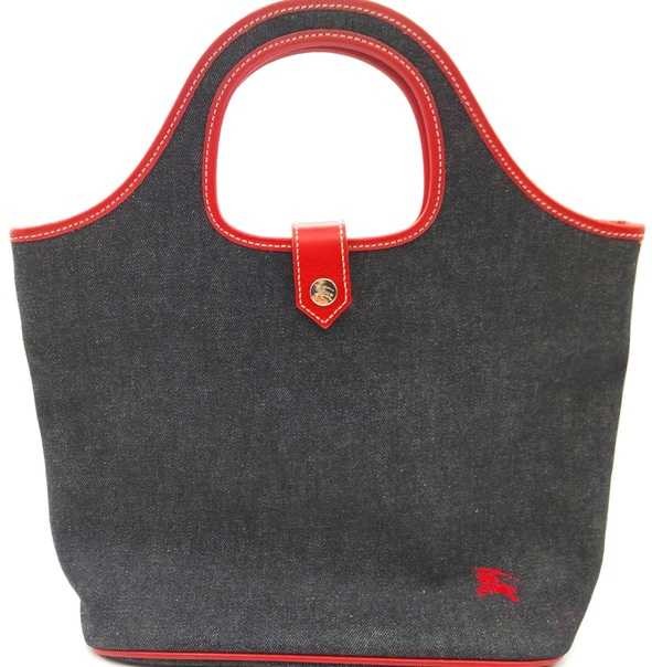 バーバリー買取　ハンドバッグ　デニム