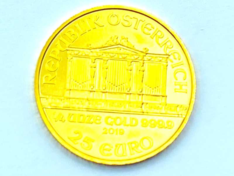 金買取 K24 コイン ウィーン金貨 ハーモニー 1/4oz 7.7g