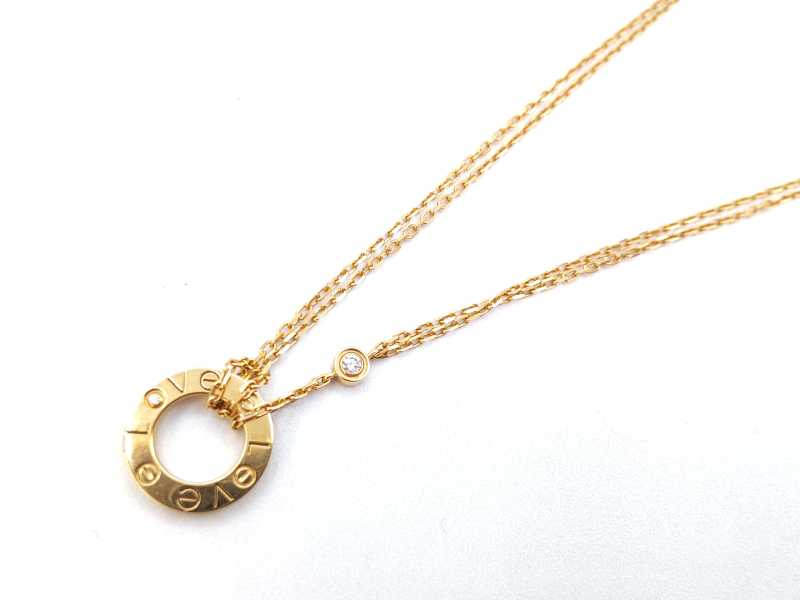 カルティエ買取 ラブサークルネックレス 
