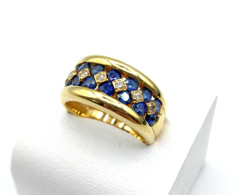 ジュエリー買取 サファイアダイヤモンドリング