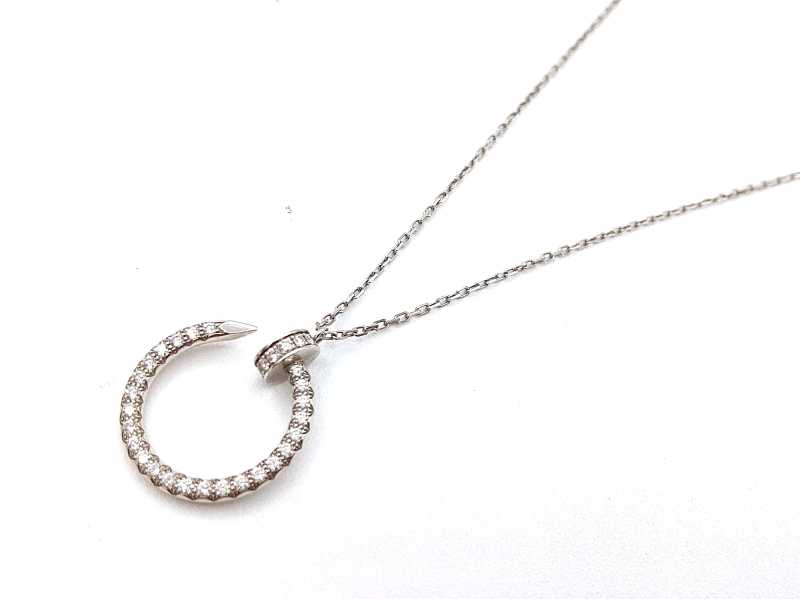 カルティエ買取 ジュストアンクルダイヤネックレス