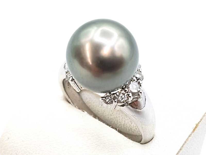 パール タヒチ真珠リング