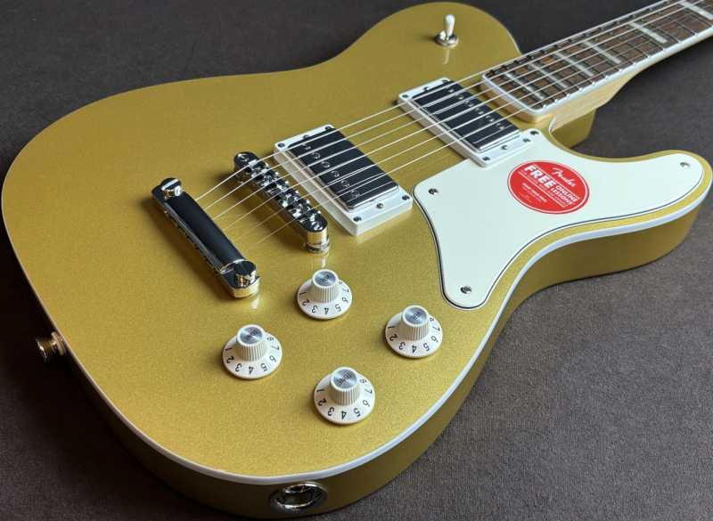 Squier by Fender Limited Edition Paranormal Troublemaker Telecaster Deluxe Aztec Gold 買取