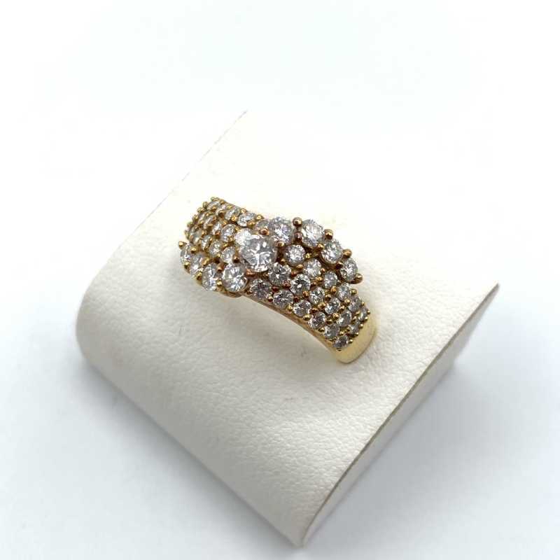 金買取 リング K18 ダイヤモンド 7ｇ