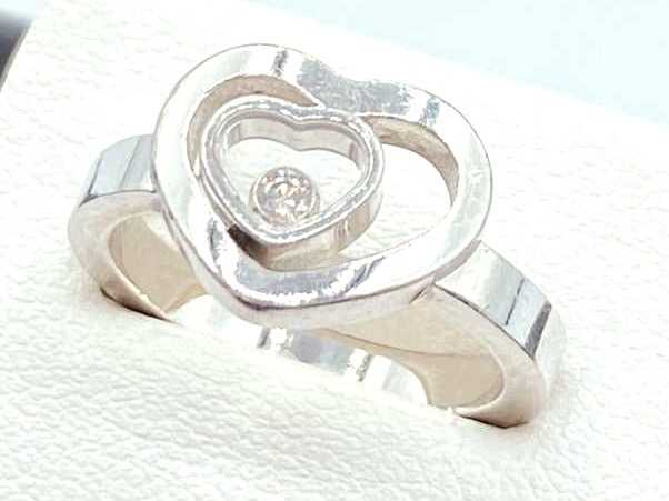 ショパール買取 750WG ハッピーダイヤモンド リング