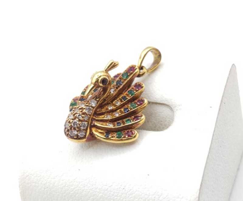 K18トップ　買取　色石