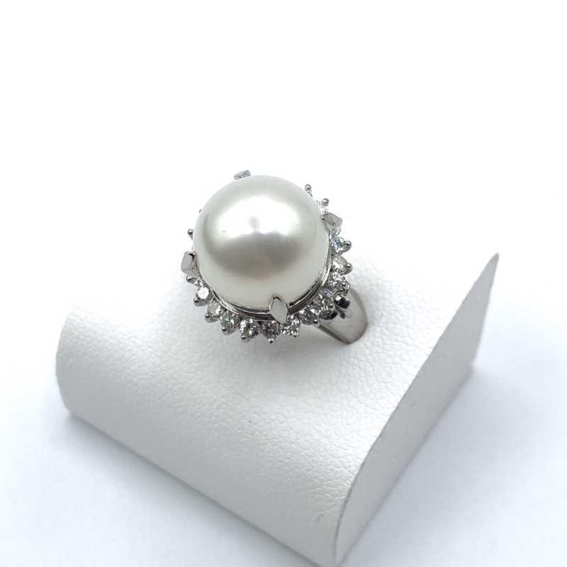 宝石買取 プラチナリング パール Pt900