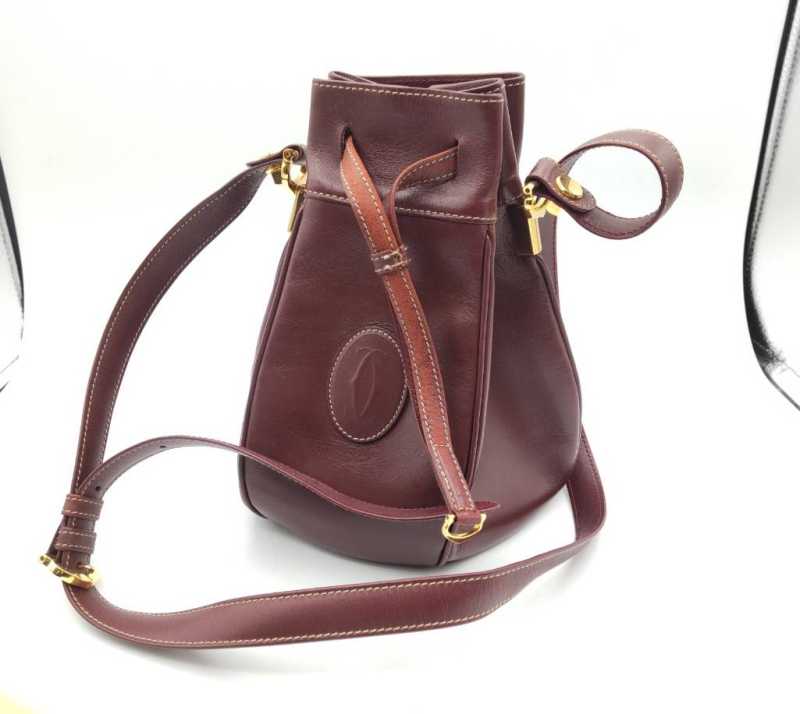 カルティエ　買取　巾着ショルダー